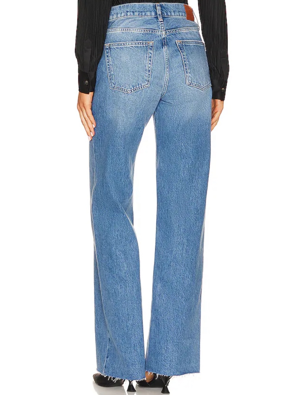 Anine Bing Hugh Jeans in Panama Blue